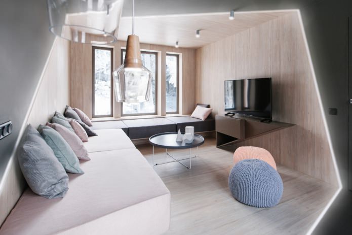 Country interior in a modern style