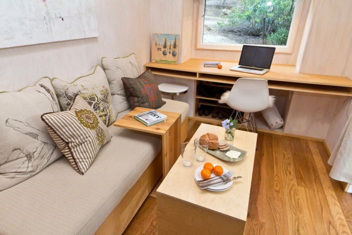 interior of a small house