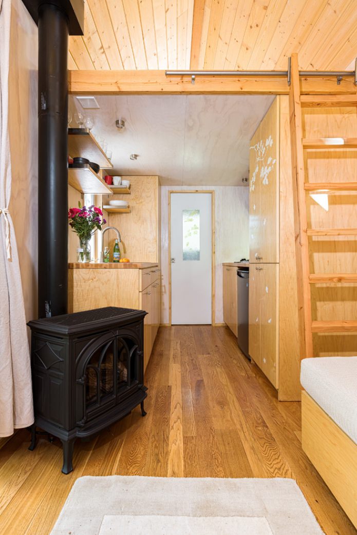 stove in a country house economy class