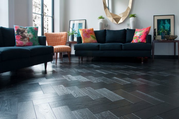 Black parquet