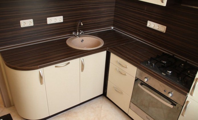 wenge-colored table top wenge-colored table top