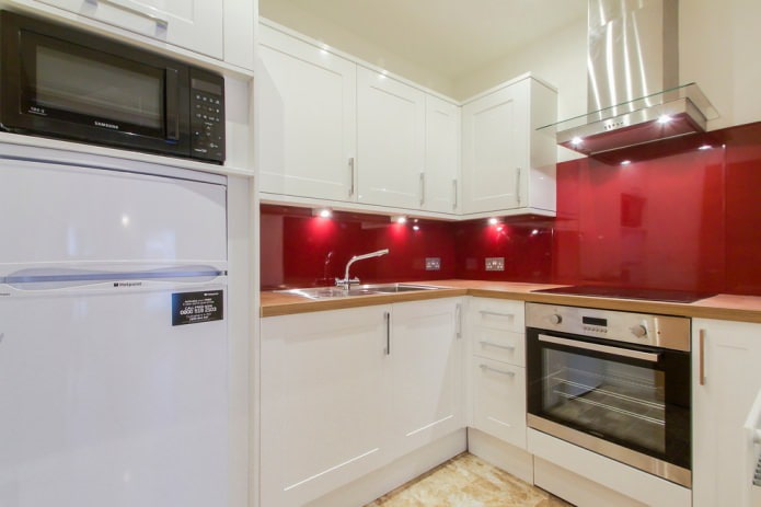 Contrast apron Contrast apron