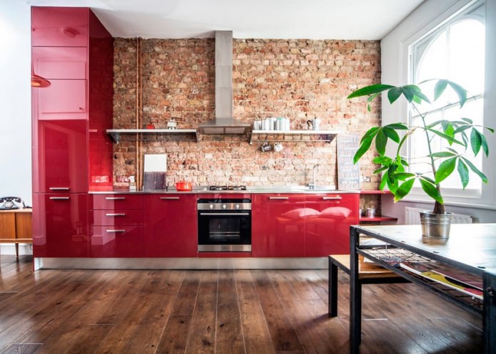 brick wall kitchen brick wall kitchen