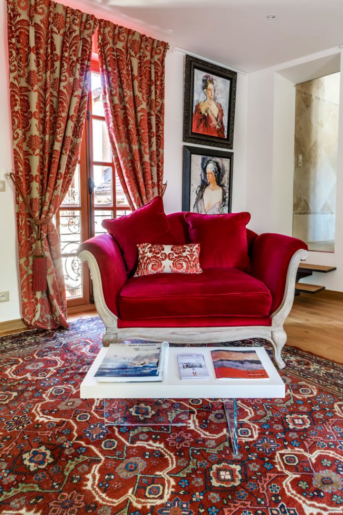 red armchair red armchair