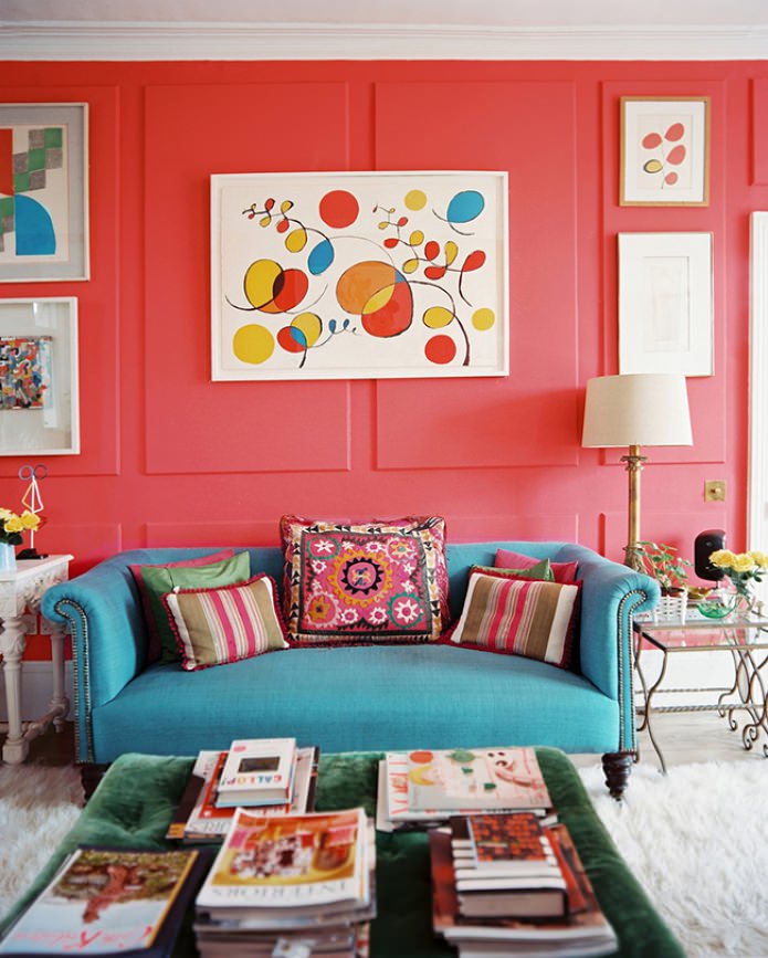 turquoise red living room turquoise red living room