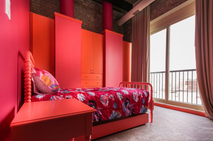 red furniture in the nursery red furniture in the nursery