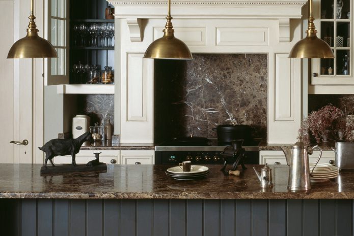 Artificial stone in the kitchen Artificial stone in the kitchen