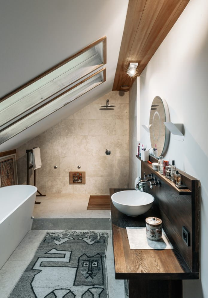 attic bathroom
