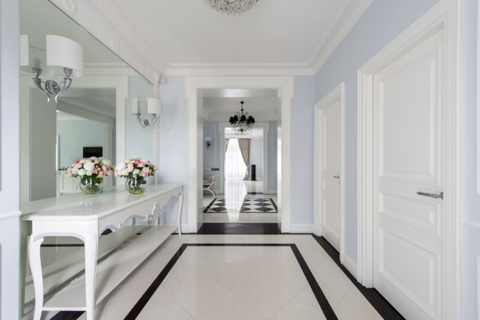 white interior doors in the hallway white interior doors in the hallway