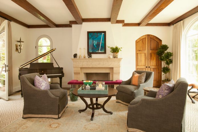 Brown arched doors Brown arched doors