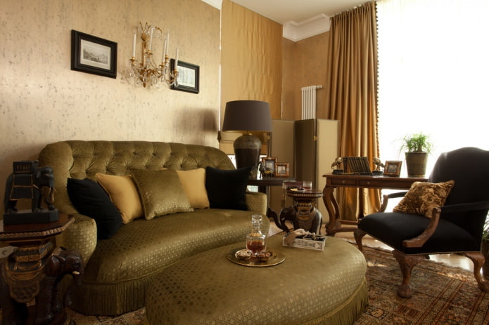 living room in american style living room in american style