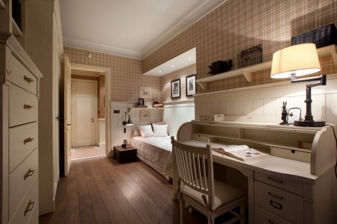 children's interior for a girl in a classic style