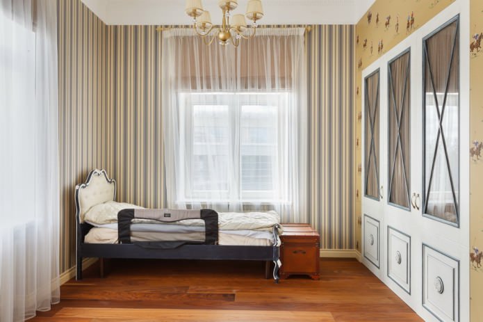 classic interior for a boy