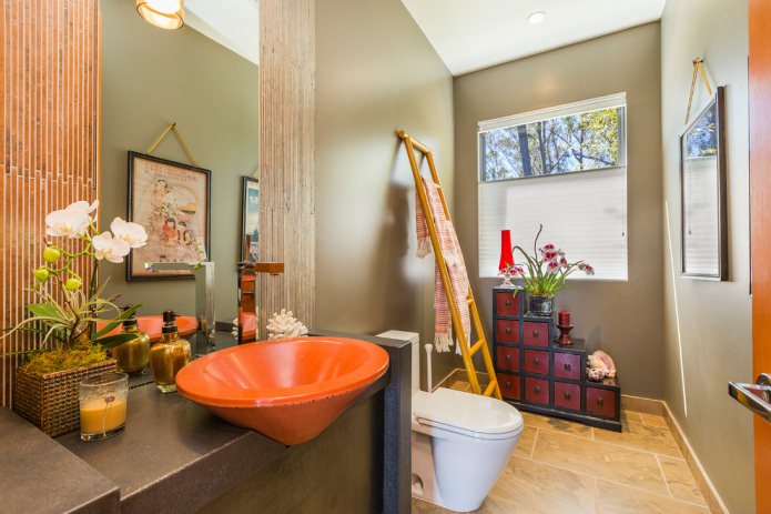 Boho style bathroom Boho style bathroom