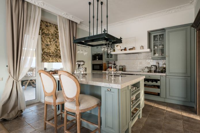 kitchen with an island kitchen with an island