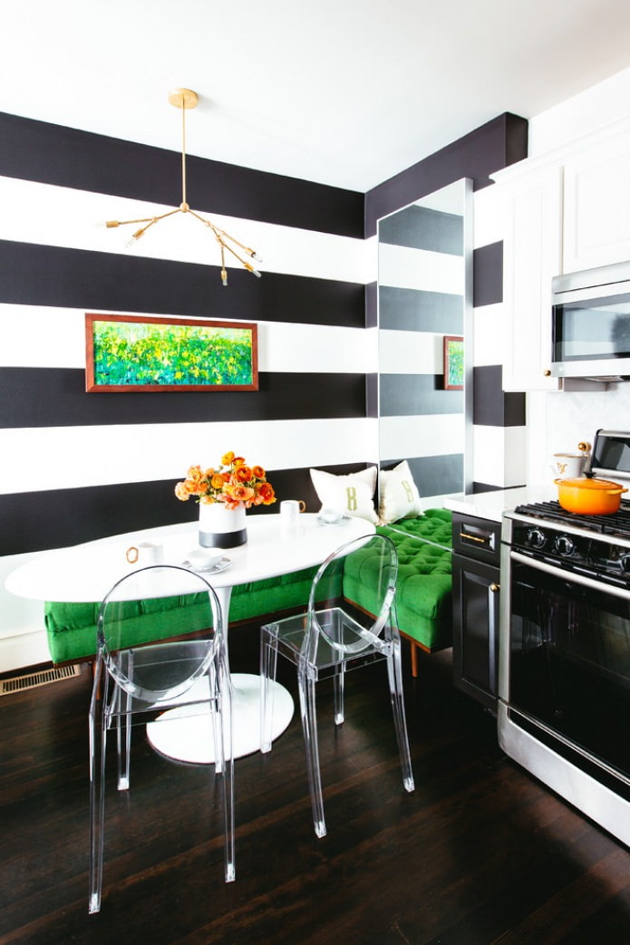 Black striped wallpaper Black striped wallpaper