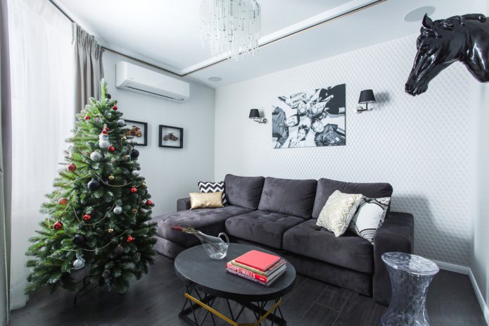 Dark furniture and floor Dark furniture and floor