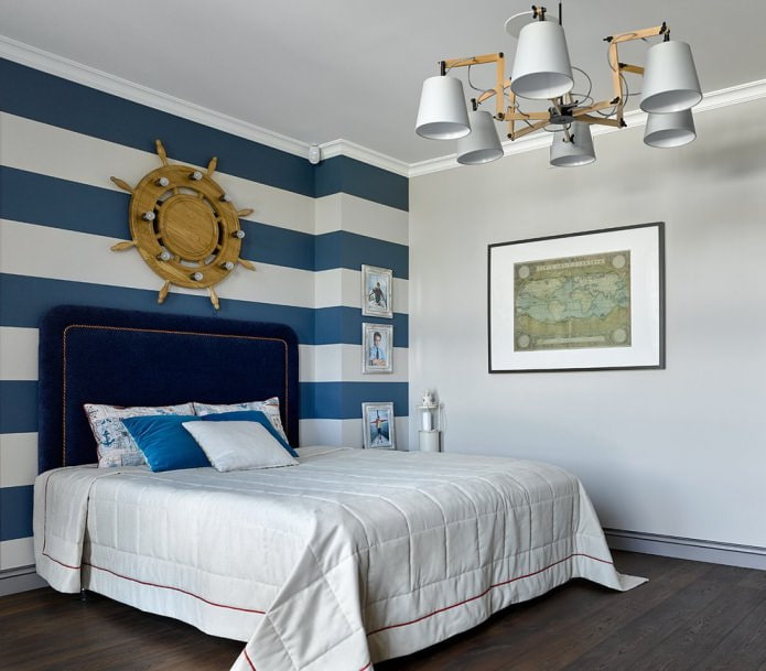 Striped wall design Striped wall design