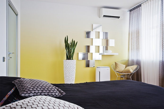 gradient on the wall gradient on the wall