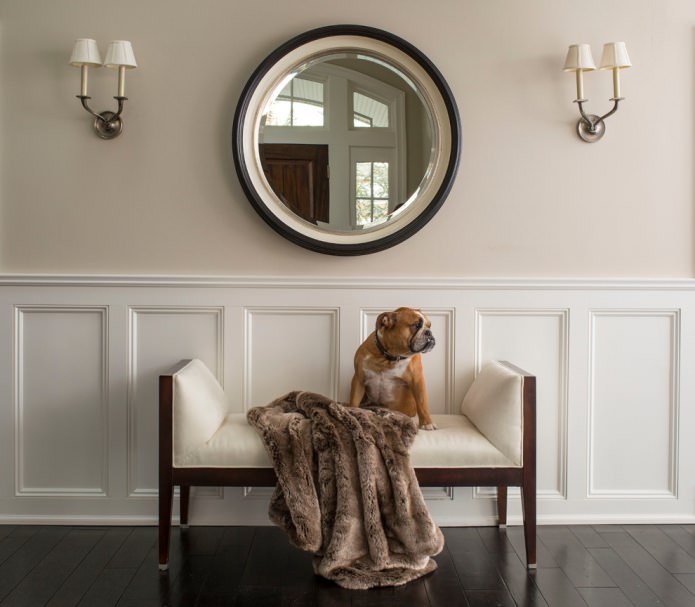 panels in the hallway panels in the hallway