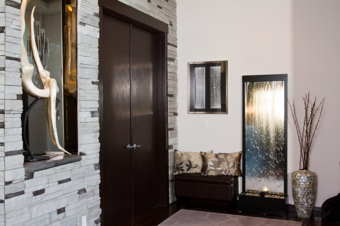 stone in a small hallway stone in a small hallway