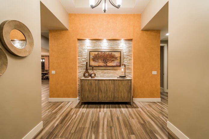 finishing a niche with a stone finishing a niche with a stone