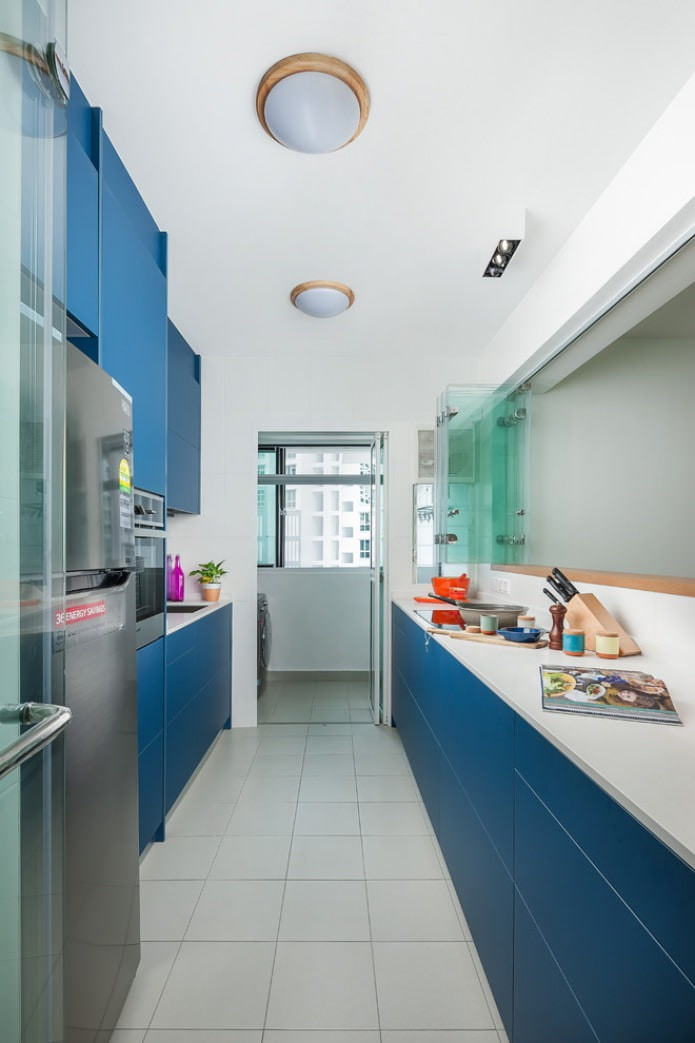 double row set with white top