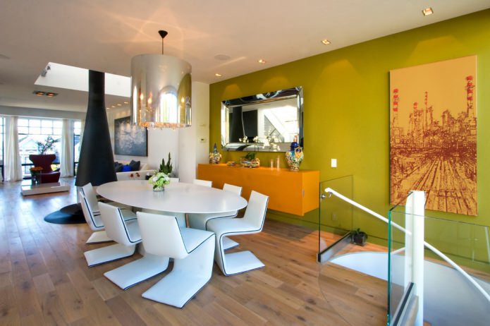 Light green interior Light green interior