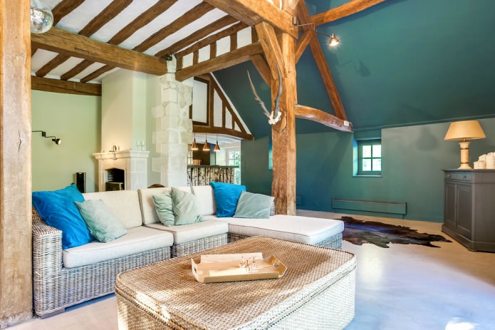 country and turquoise