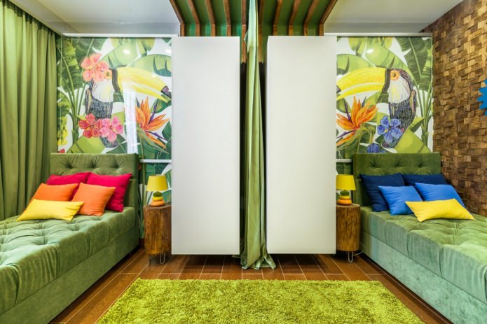 nursery in bright colors nursery in bright colors