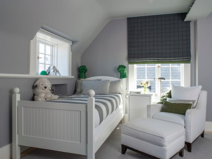 Gray check curtains Gray check curtains