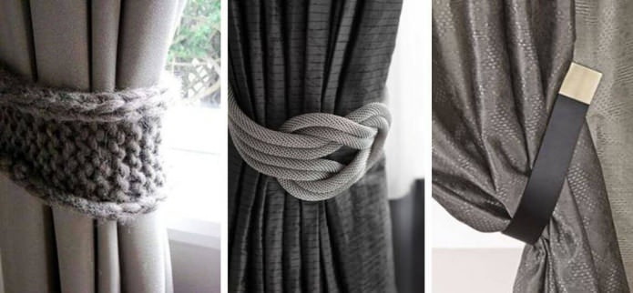 tiebacks for gray curtains tiebacks for gray curtains