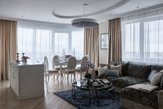 spacious living room