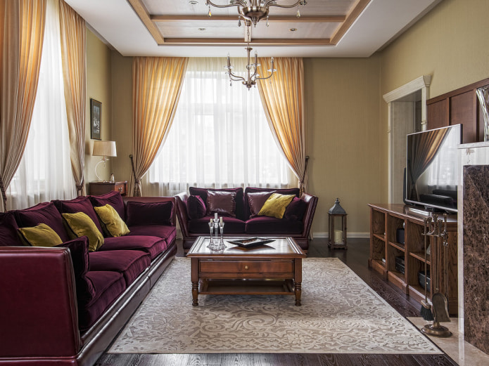 tiebacks for living room curtains