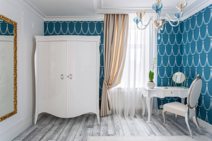 bedroom with work desk