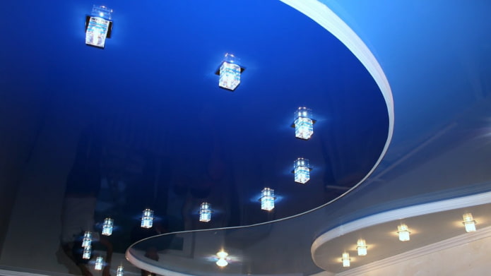 blue stretch ceiling blue stretch ceiling