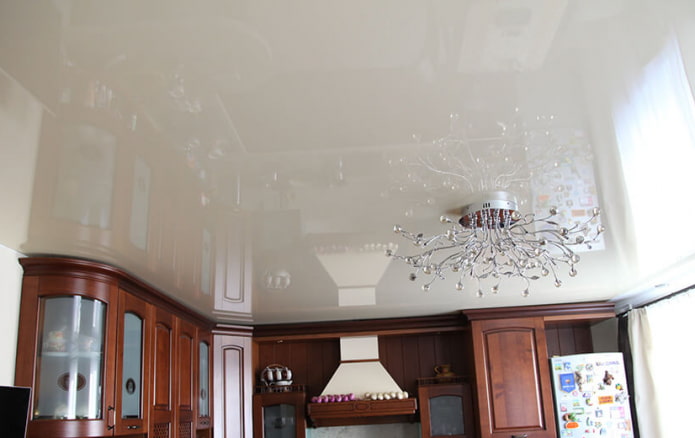 beige stretch fabric