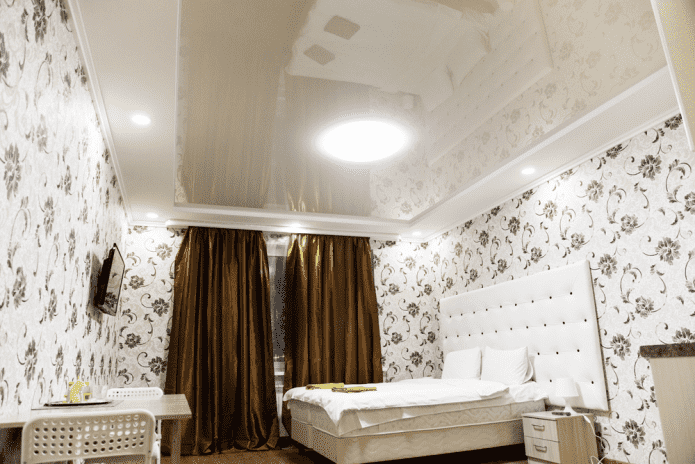 white and beige ceiling