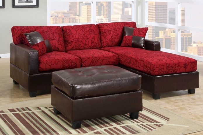 Red-brown sofa Red-brown sofa