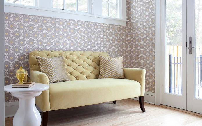 yellow sofa in the hallway yellow sofa in the hallway