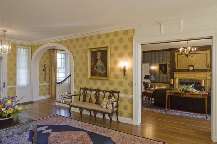 hallway in classic style hallway in classic style