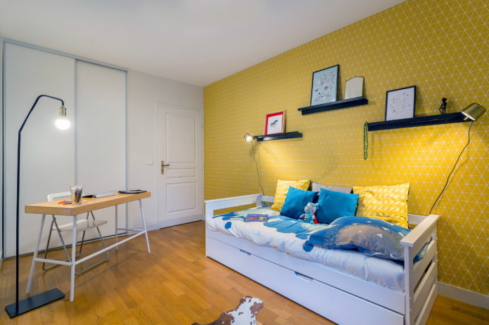 yellow walls with white furniture yellow walls with white furniture