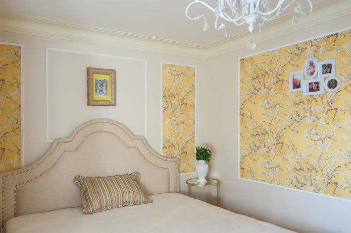 wallpaper decoration with moldings wallpaper decoration with moldings