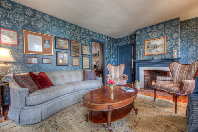 wallpaper with monograms