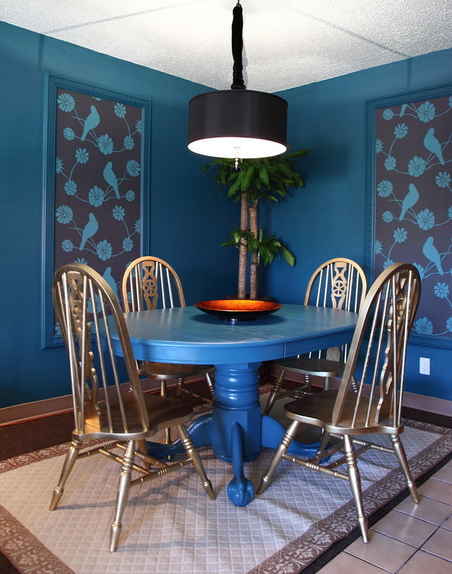 moldings on the walls