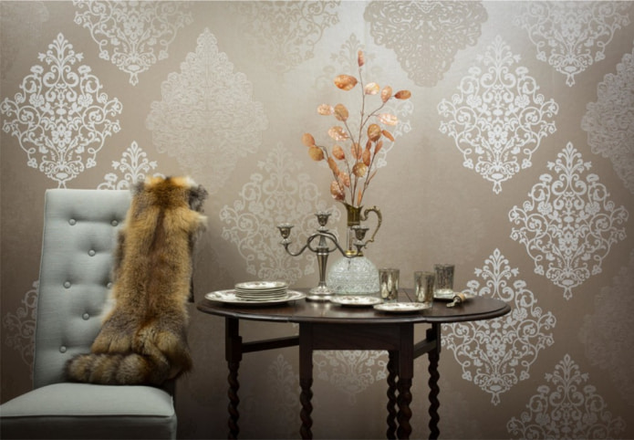 Non-woven acrylic wallpaper