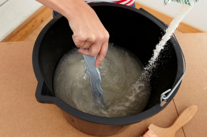 preparation of adhesive