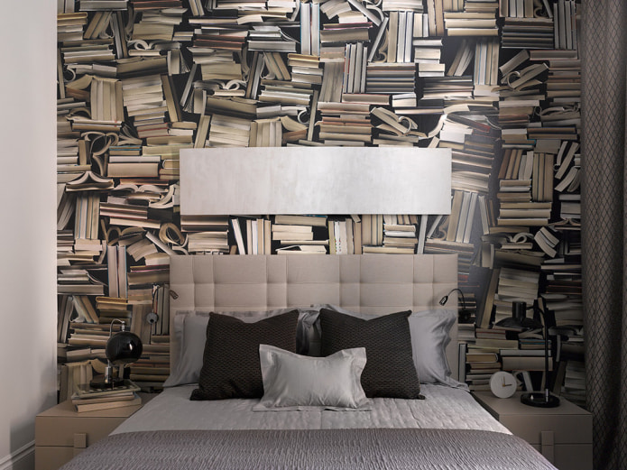 wallpaper with books