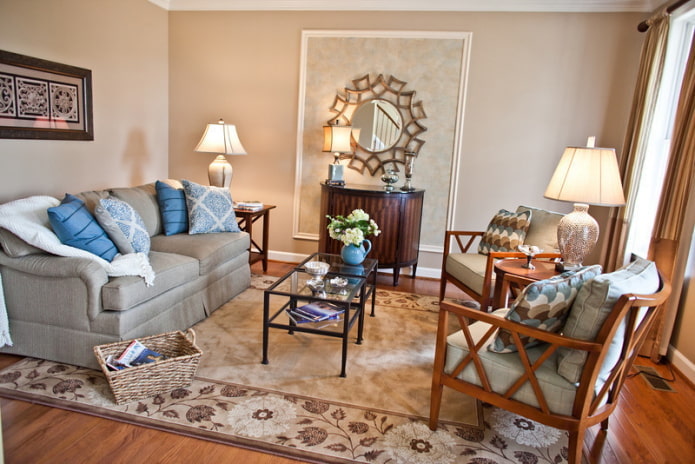 living room in classic style living room in classic style