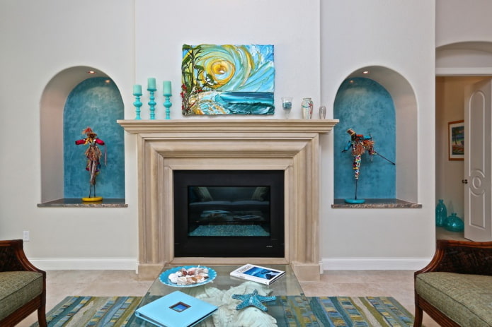 bright room with a marine theme bright room with a marine theme